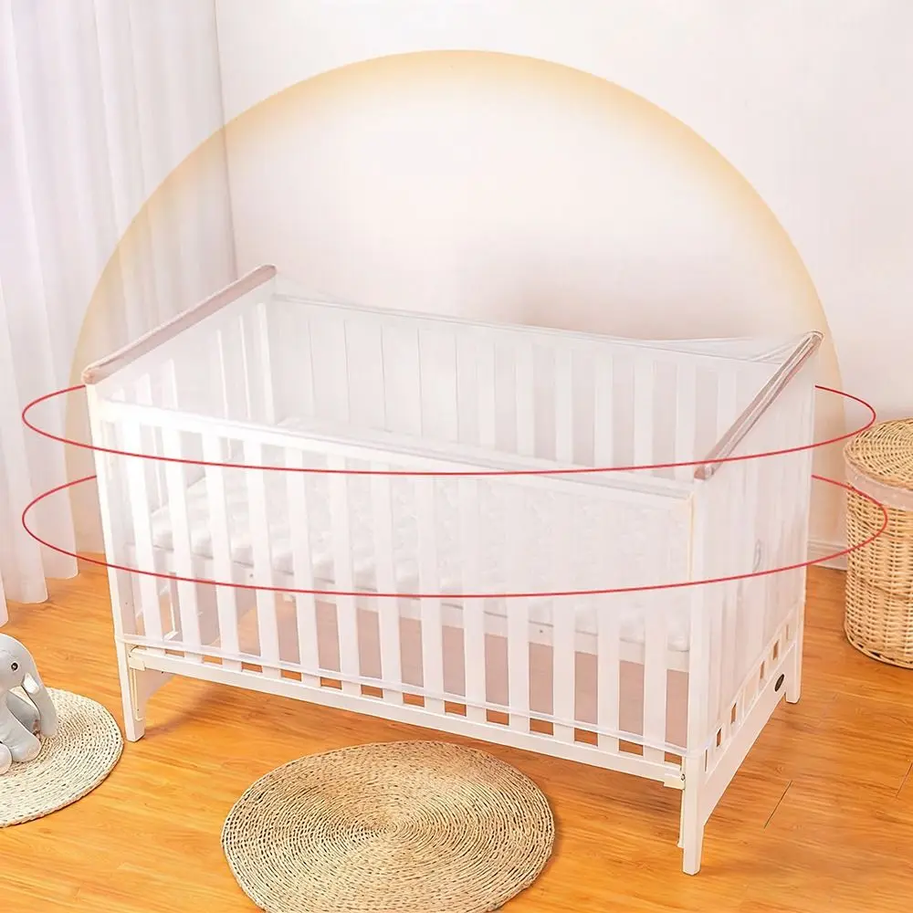 Mosquitera para cuna plegable y lavable, transpirable, viaje