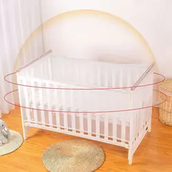 Mosquitera para cuna plegable y lavable, transpirable, viaje
