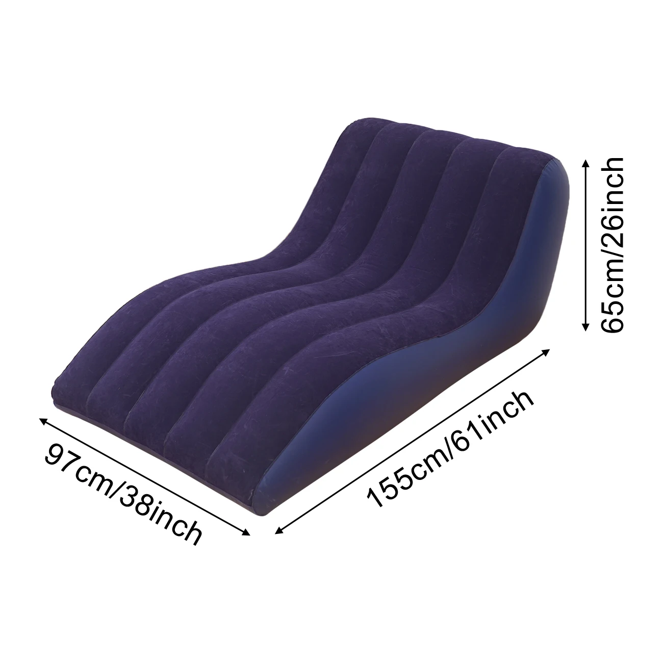 Sillón inflable para adultos multifunción con bomba de aire - imagen 4