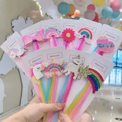 Accesorios de pelo para niñas: diademas, lazos y pelucas coloridas