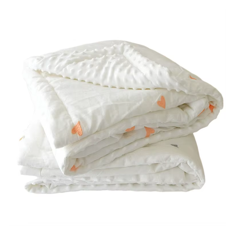Colcha ligera de algodón para bebé y cama de viaje
