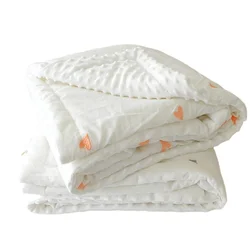 Colcha ligera de algodón para bebé y cama de viaje