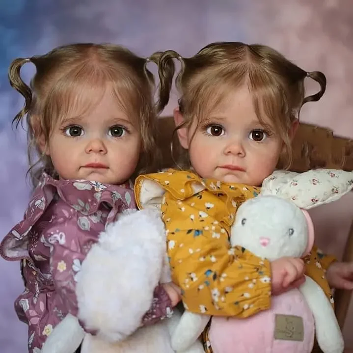 Muñeca reborn Maggie recién nacida artesanal de pelo enraizado 3D - imagen 4