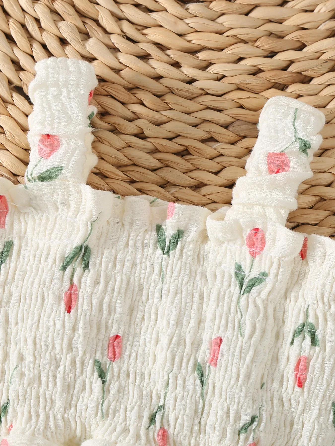 MILANCEL mono de verano para bebé con tulipán y sombrero