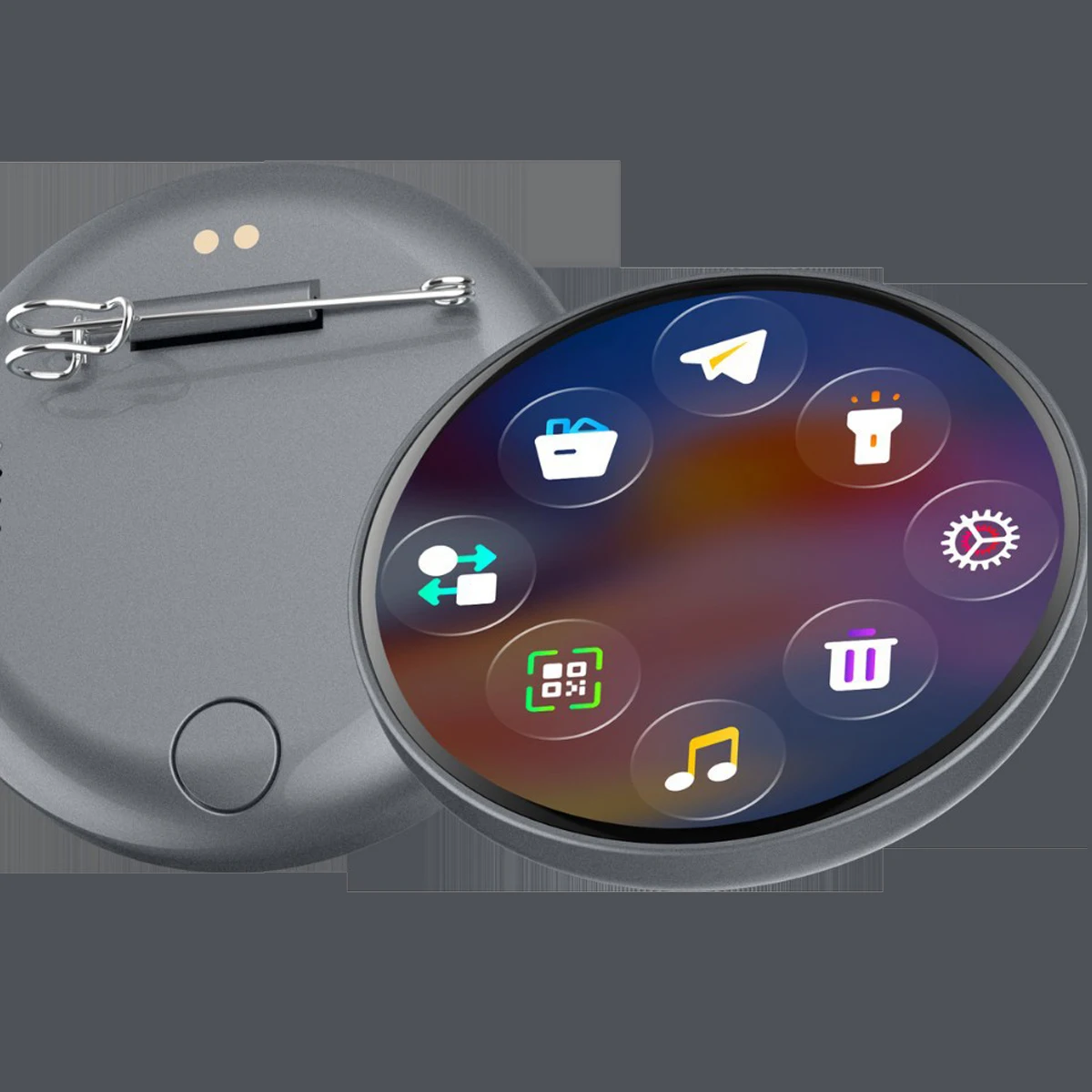 Pin coleccionista anime con pantalla digital recargable tipo píxel - imagen 2