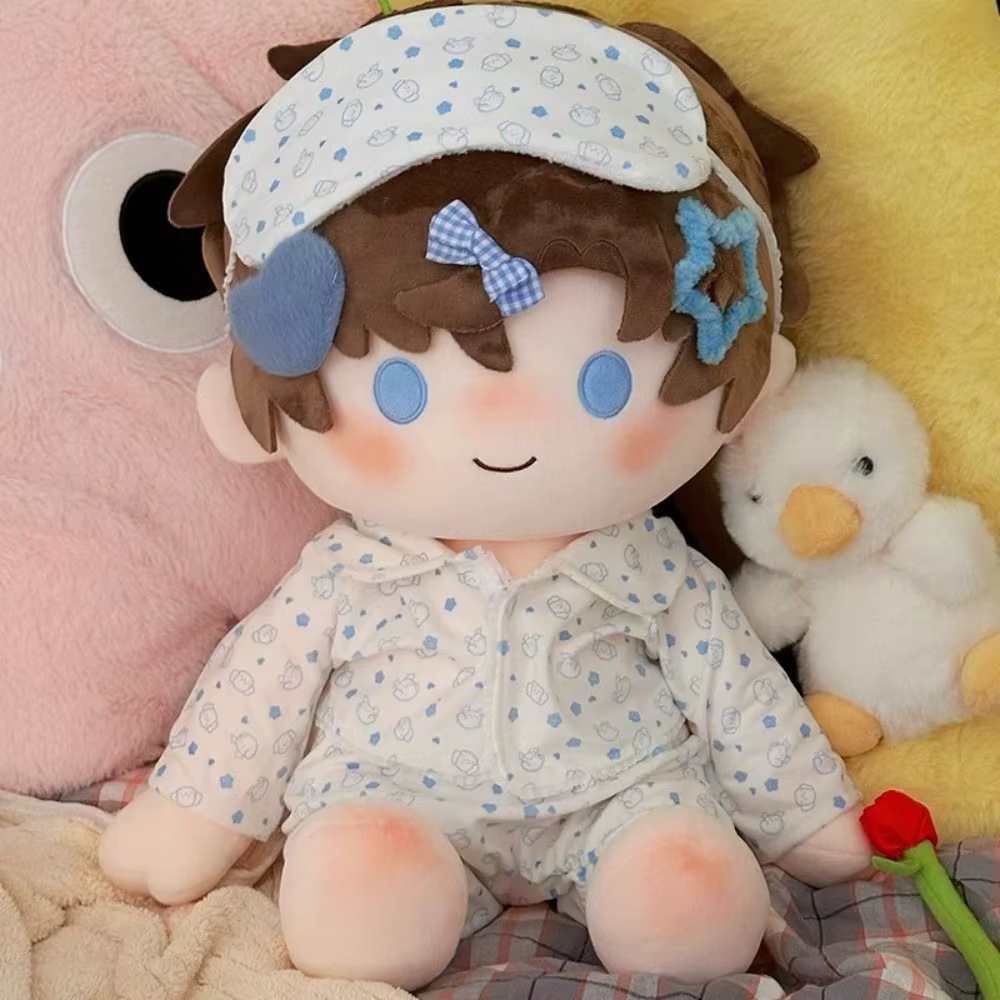 Conjunto de pijama para muñeca con pantalón de felpa y algodón