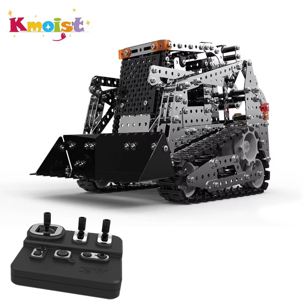 Excavadora de control remoto para niños de bloques metálicos - imagen 5