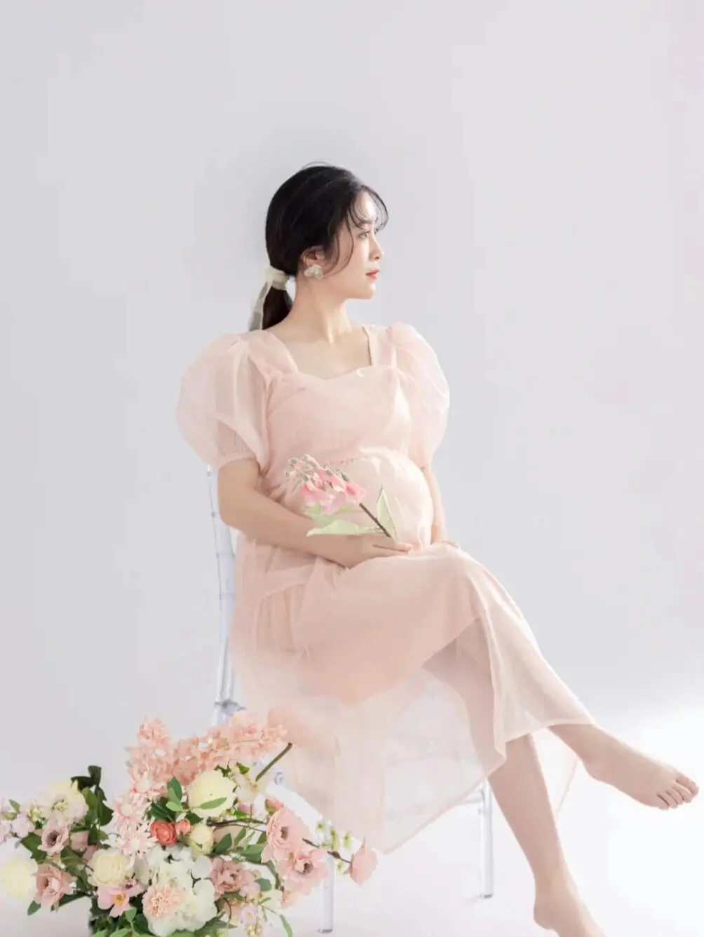 Uso del vestido en sesión