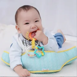 Almohada sensorial de doble cara para recién nacido con contrastes