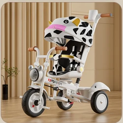 Triciclo infantil 4 en 1 plegable reclinable para niños