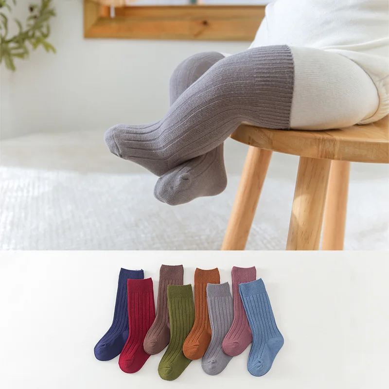 Calcetines altos de algodón para bebé – hasta la rodilla - imagen 5