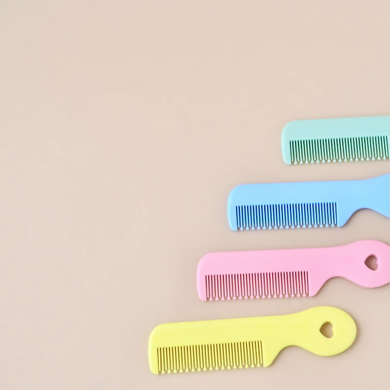 Cepillo de pelo redondo infantil para bebés, suave y seguro - imagen 5
