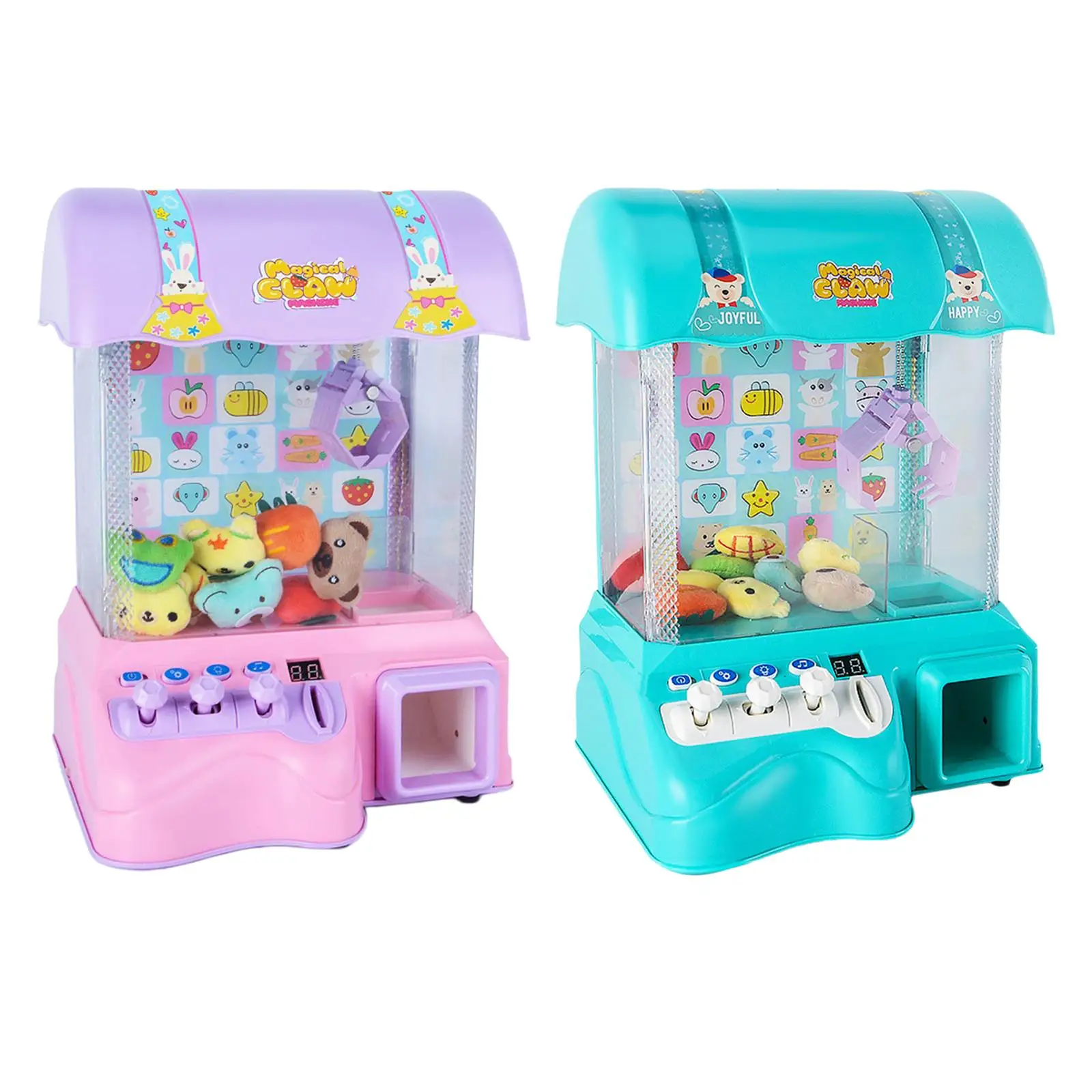 Máquina de pinza infantil con luz y sonido para casa - imagen 4