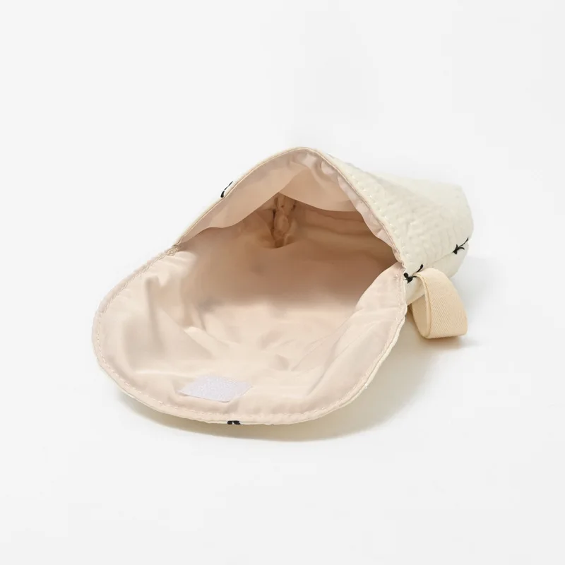 Bolsa de pañales bordada de algodón para cochecito - imagen 3