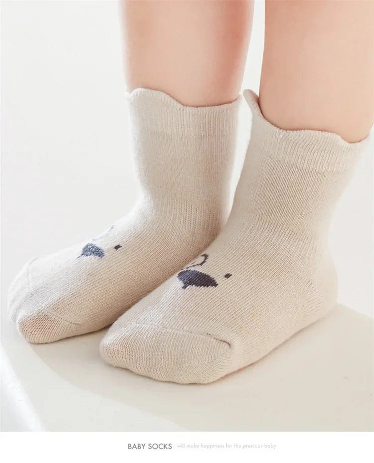 Calcetines antideslizantes en uso