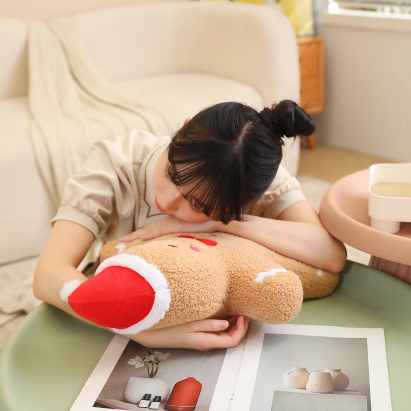 Almohada infantil de peluche Navidad con diseño festivo - imagen 3
