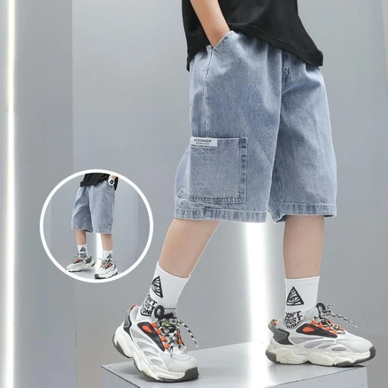 Vaqueros suaves para bebé y niño - Azul cielo, estilo informal