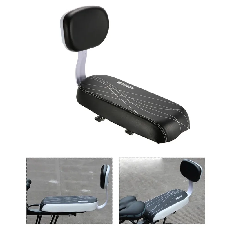 Asiento infantil bicicleta con respaldo y reposapiés - imagen 5
