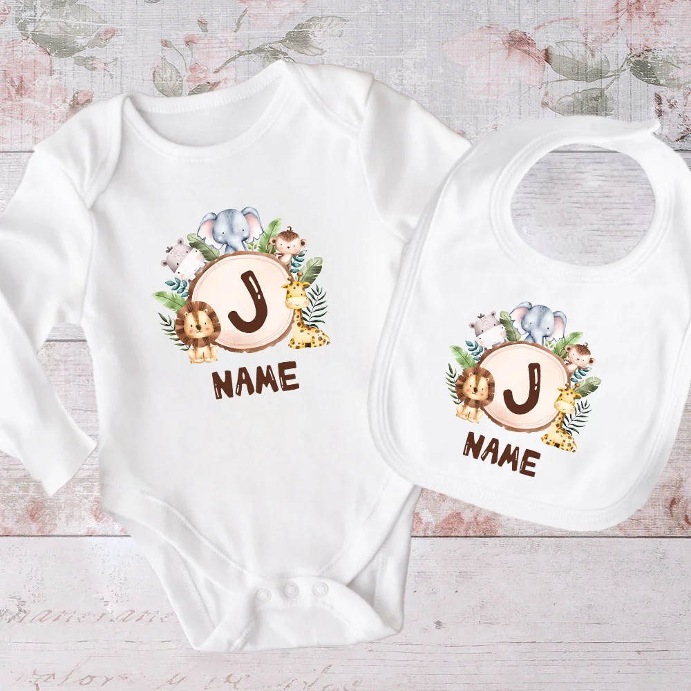 Pelele personalizado con inicial para bebé - imagen 2