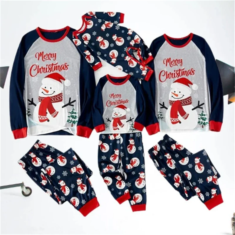Pijama familiar Navidad de manga larga para padres e hijos - imagen 4
