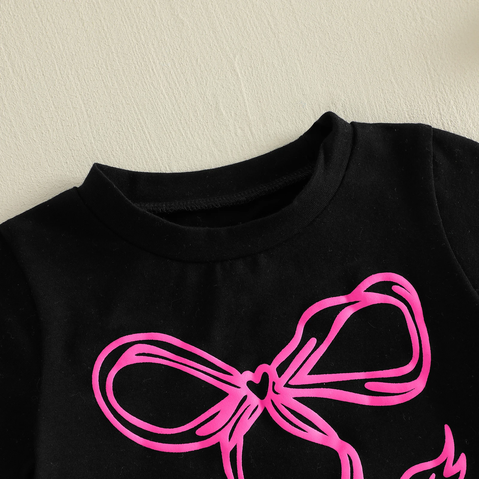 Conjunto bebé niña camisetas manga corta lazo y pantalón corto vaquero - imagen 2