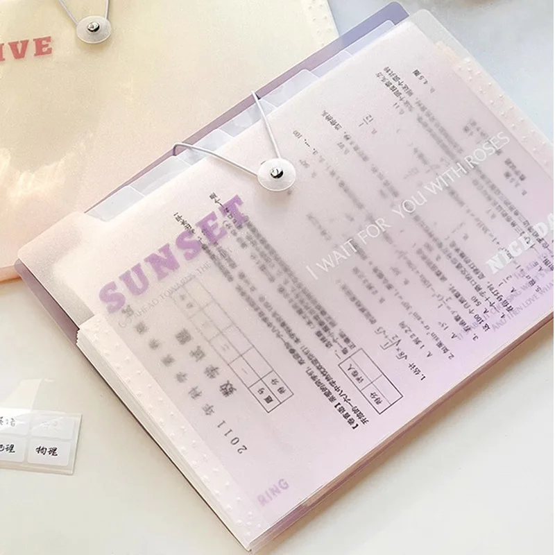 Carpeta impermeable A4 para documentos, clasificador resistente - imagen 3