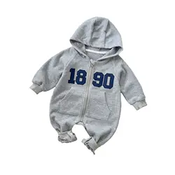 Mono terciopelo invierno para bebé – Chaqueta acolchada cálida