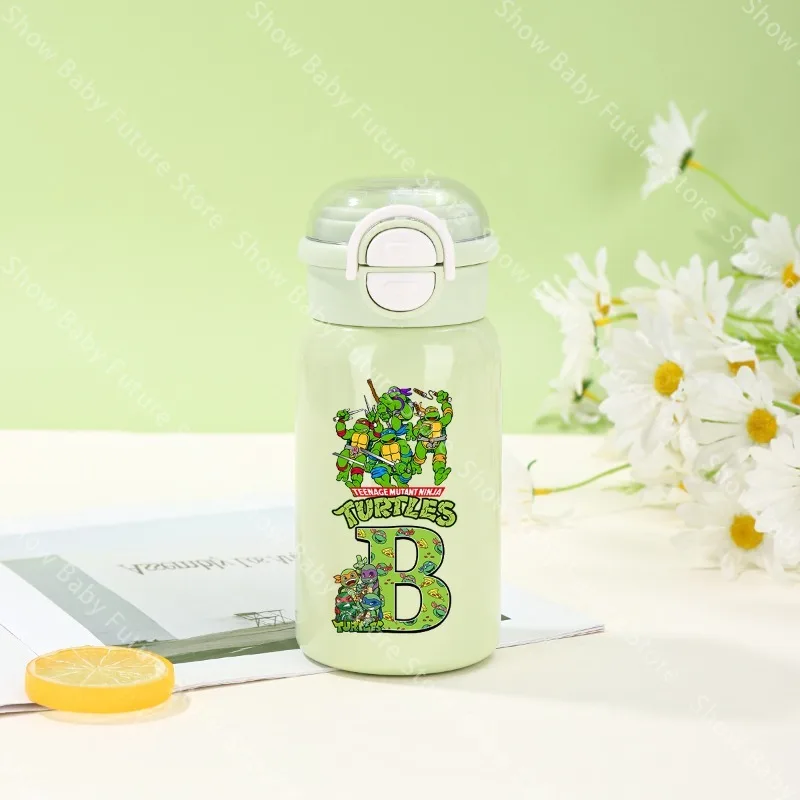 Botella térmica acero inoxidable Tortugas Ninja con pajita - imagen 5