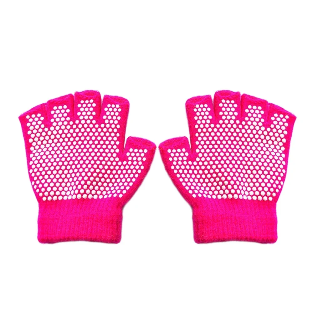 Guantes de punto antideslizantes para invierno, cálidos y elásticos - imagen 5