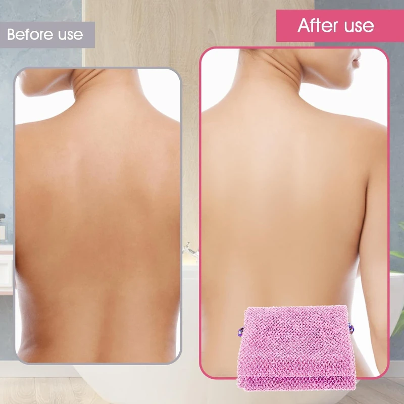 Exfoliante de ducha extra largo con redes africanas para baño - imagen 3