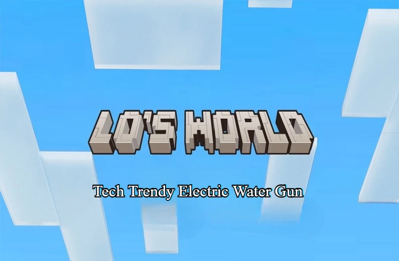 Pistola de agua con tobogán de retroceso y luces LED