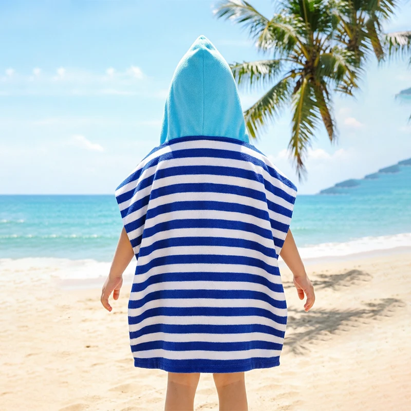 Albornoz de verano secado rápido para bebé y niño, playa