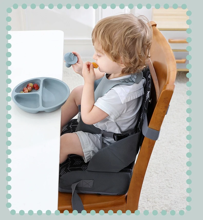 Cojín de seguridad y asiento elevador para niños pequeños