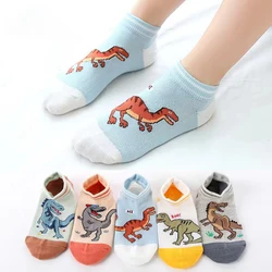 Lawadka - Calcetines de malla con dinosaurios para niños