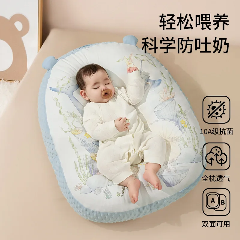 Almohada inclinada anti-regurgitación para bebé - imagen 5