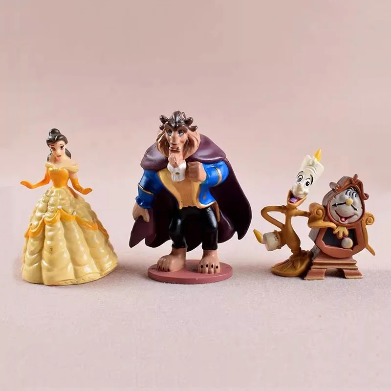 Figuras de Belle estilo anime Disney La Bella y la Bestia para niña - imagen 4