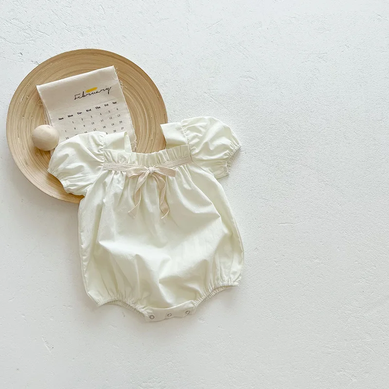 Milangel Body de Verano para Bebé Niña con Manga Abombada - imagen 3
