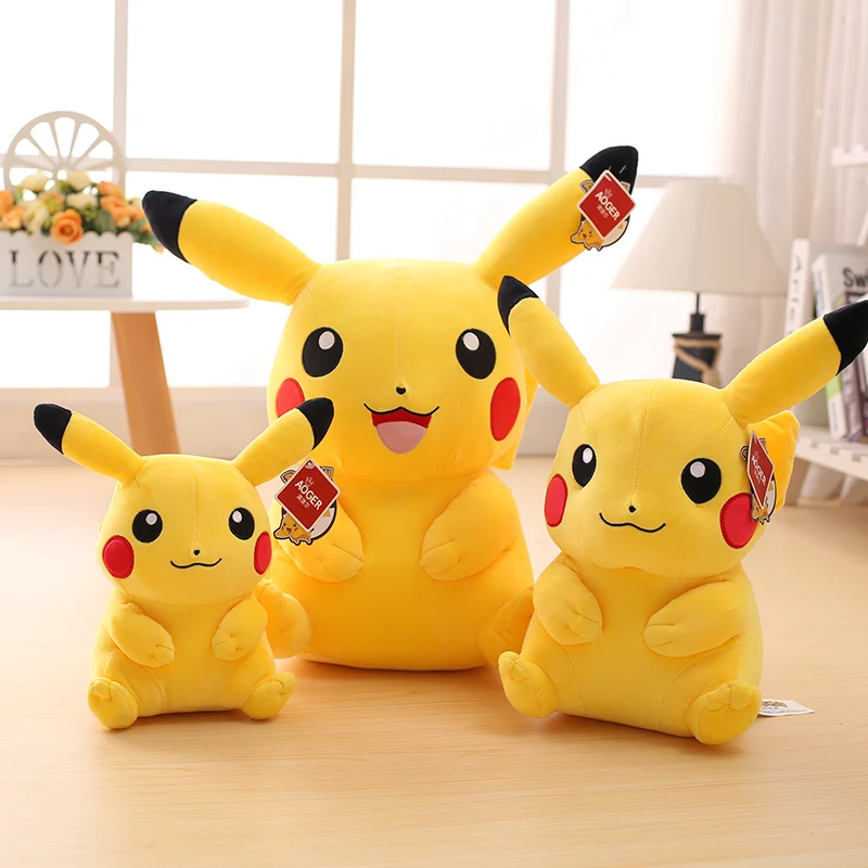 Peluche de Pikachu grande suave estilo tierno para decorar - imagen 5
