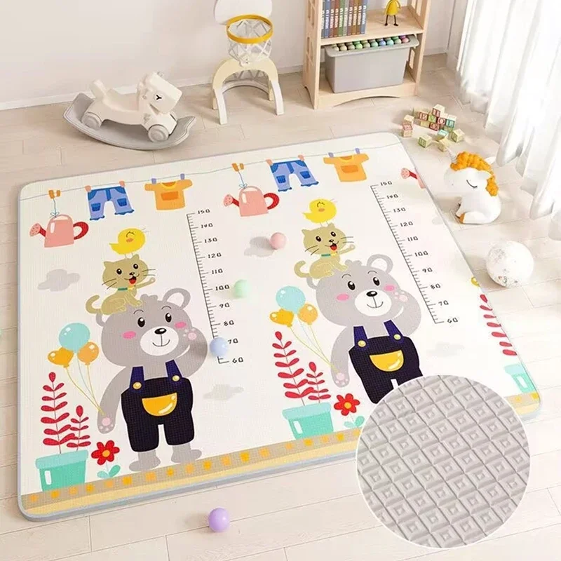 Alfombra de juego EPE antideslizante no tóxica acolchada para bebés - imagen 5