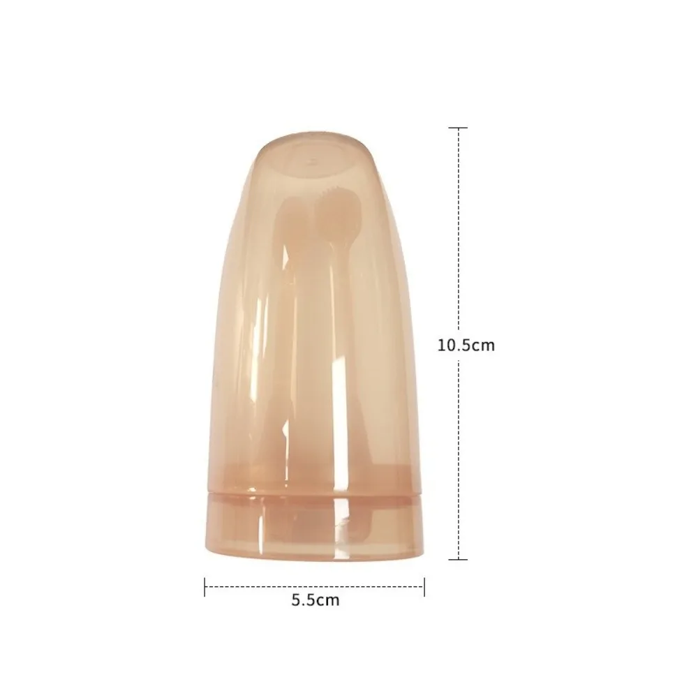 Cepillo dental silicona suave con limpiador de lengua para bebé - imagen 4