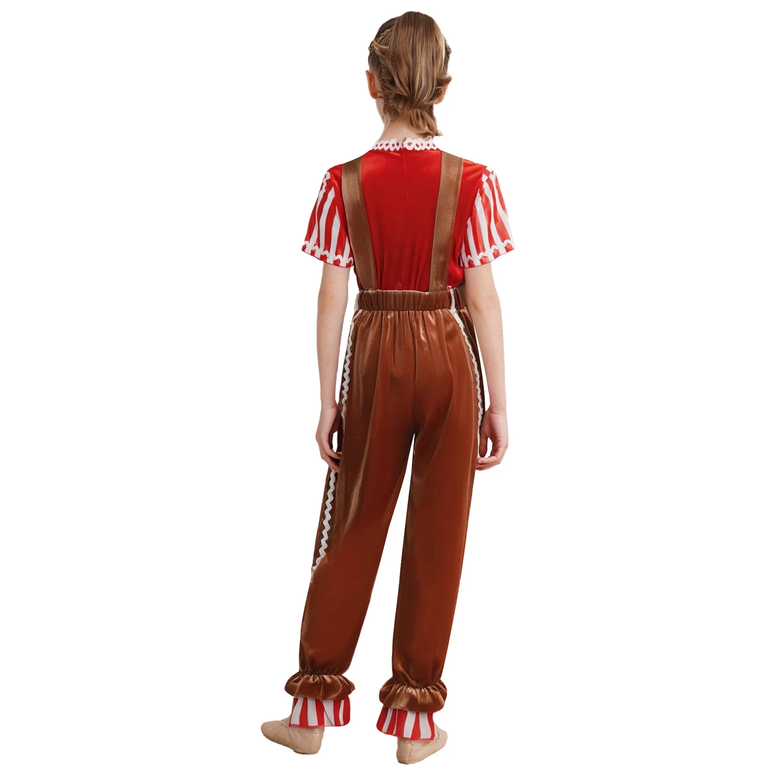 Disfraz hombre jengibre navideño para niños – traje completo