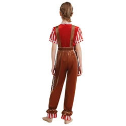Disfraz hombre jengibre navideño para niños – traje completo