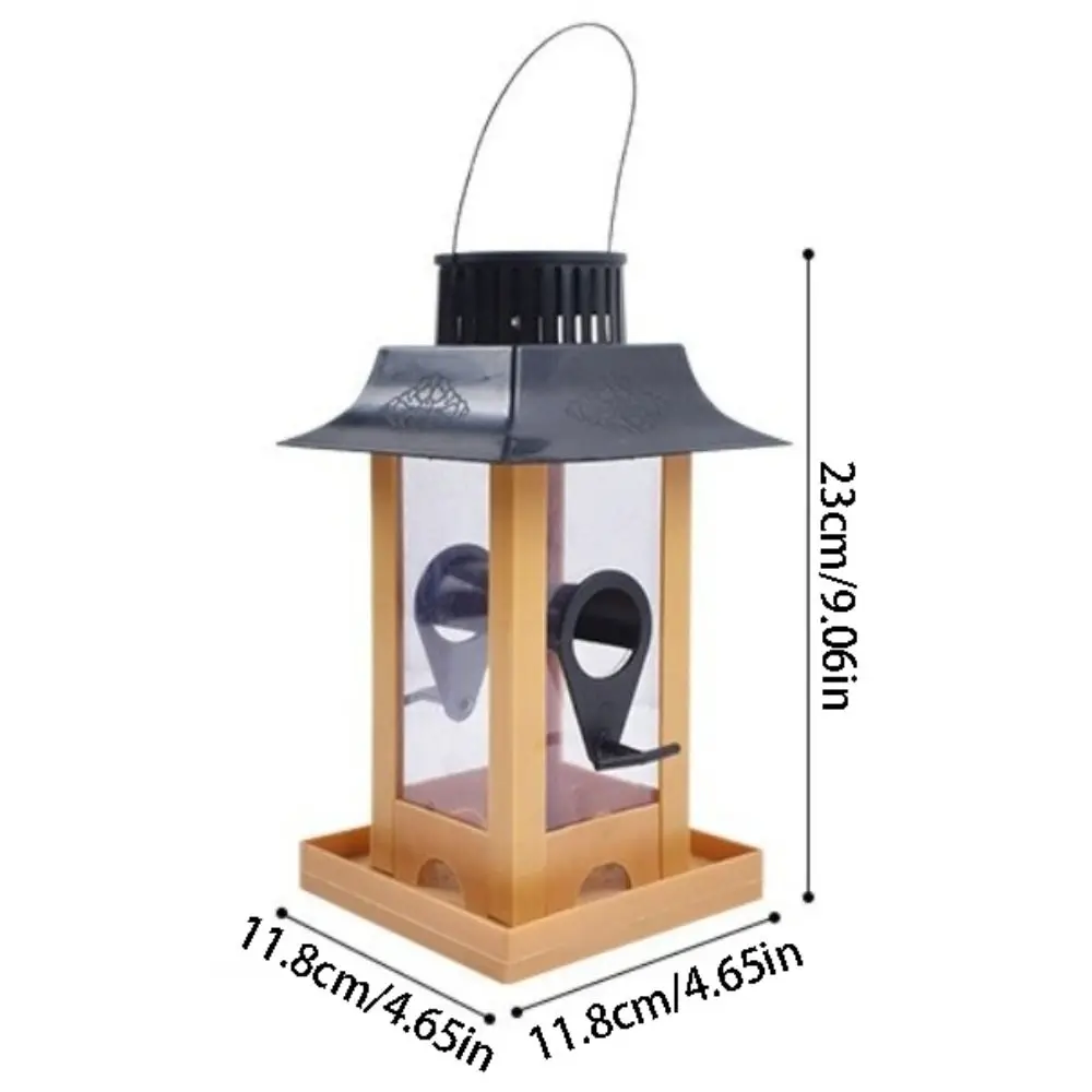 Comedero colgante resistente para aves