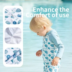 Traje de baño manga larga niños - HappyFlute Sports