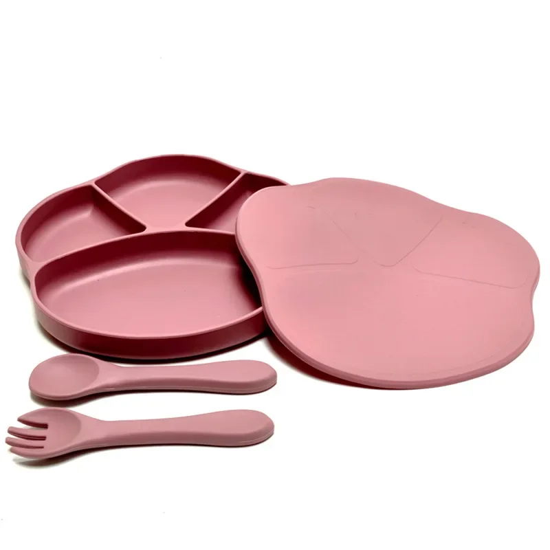 Plato infantil de silicona con ventosa anticaídas - imagen 4