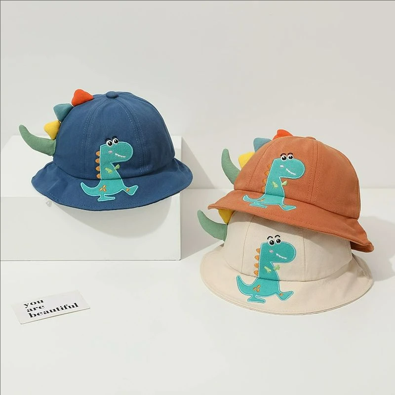 Gorro pescador dinosaurio para bebé – protección solar - imagen 3