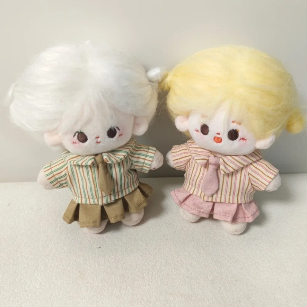Conjunto de ropa para muñeca de algodón: falda y camisa - imagen 2