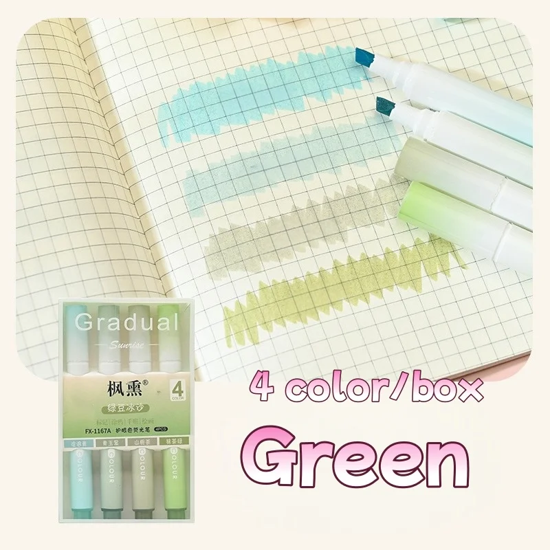 Rotuladores fluorescentes para dibujo – papelería escolar bonita - imagen 3