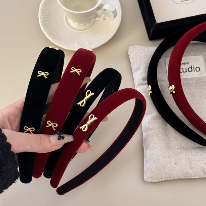 Diademas para el cabello niña con lazo vintage suave - imagen 2