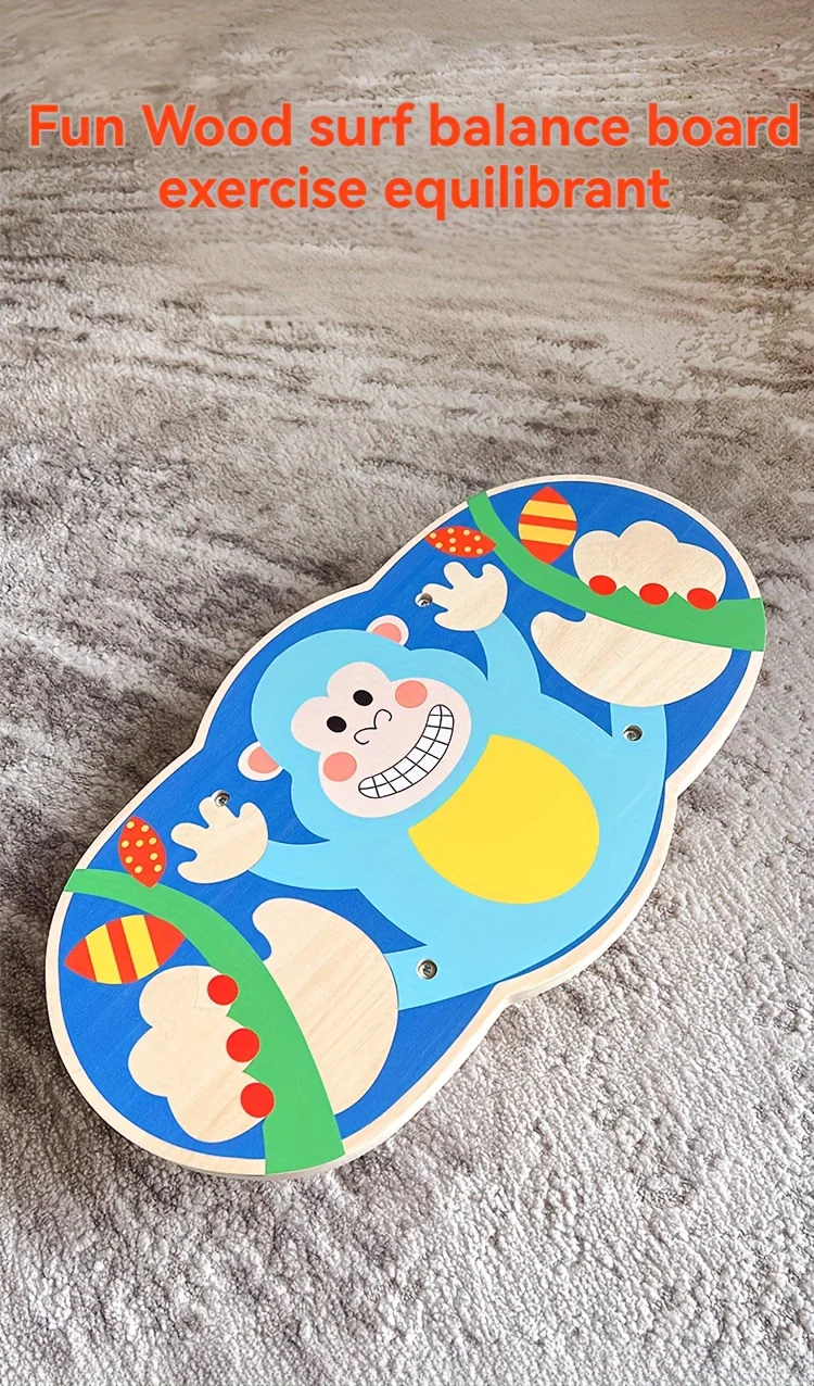 Tabla de Equilibrio Wobble con animal cartoon
